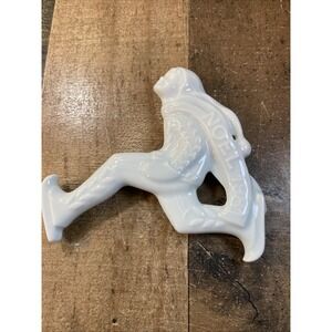 Haviland Limoges France 1981 Christmas Ornament Noel Ice‎ Skater Porcelain Vtg